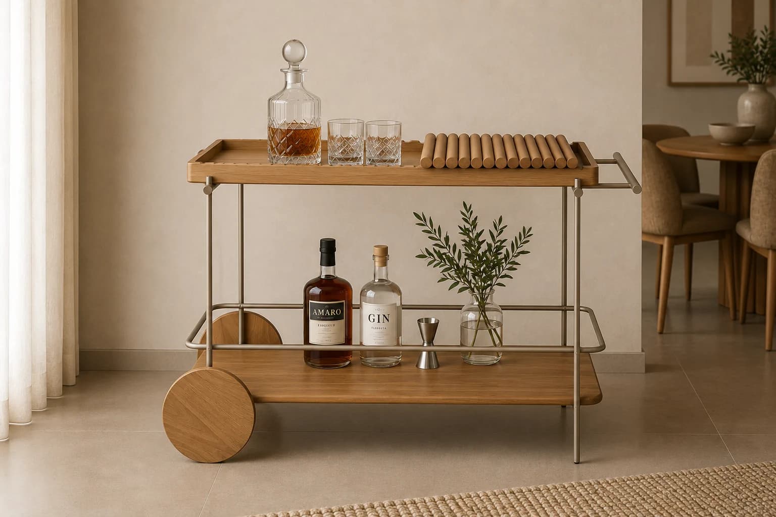 Carro Bar Fort detalhe 1