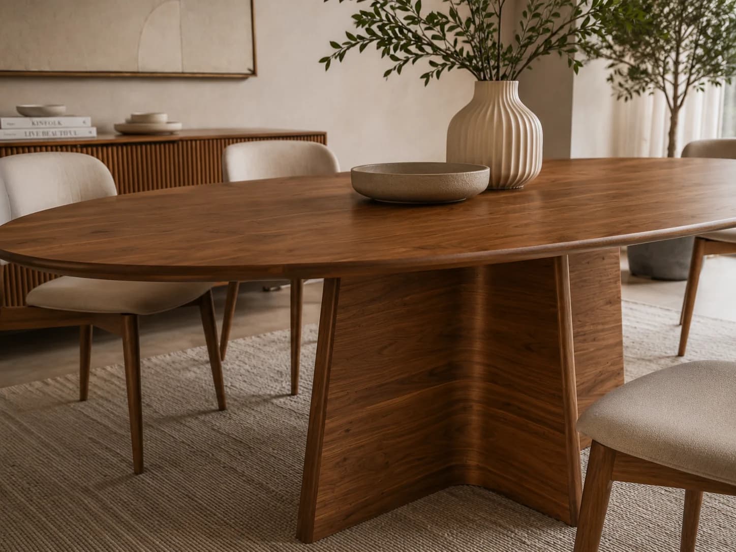 Mesa Only Oval detalhe 1