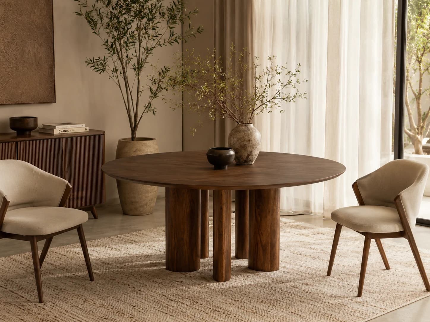 Mesa Serena Redonda